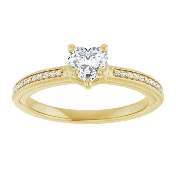 Solitaire Engagement Ring Image 3 Northwood Jewelers Northwood, OH