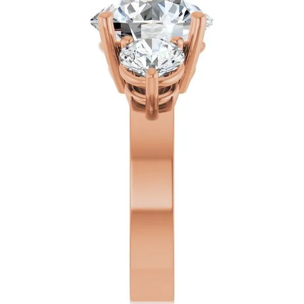 Three-Stone Engagement Ring Image 4 Northwood Jewelers Northwood, OH