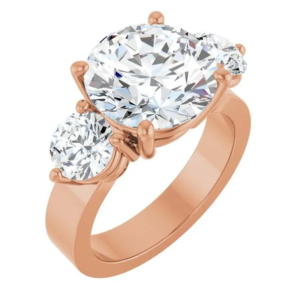 Three-Stone Engagement Ring Arezzo Jewelers Elmwood Park, IL