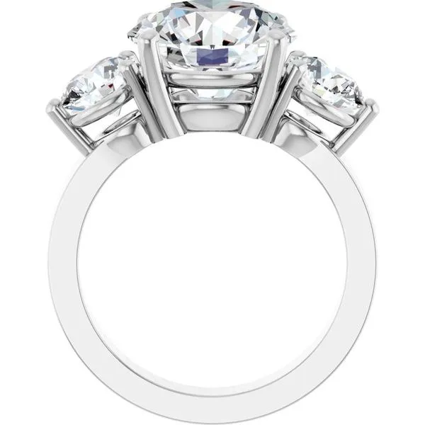 Three-Stone Engagement Ring Image 2 The Ring Austin Round Rock, TX