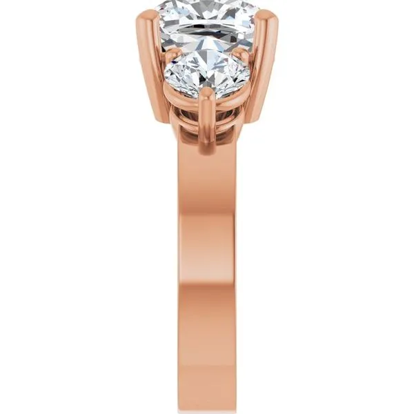 Three-Stone Engagement Ring Image 4 The Ring Austin Round Rock, TX