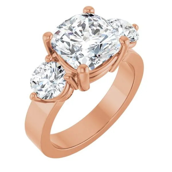 Three-Stone Engagement Ring Northwood Jewelers Northwood, OH