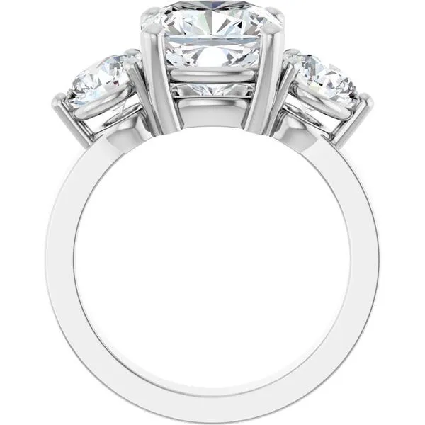 Three-Stone Engagement Ring Image 2 Clater Jewelers Louisville, KY