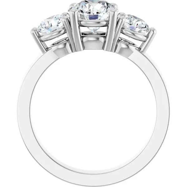 Three-Stone Engagement Ring Image 2 The Ring Austin Round Rock, TX