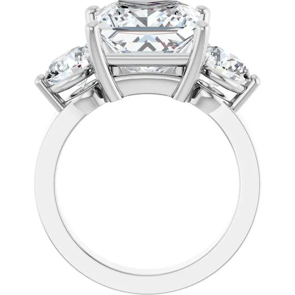 Three-Stone Engagement Ring Image 2 Clater Jewelers Louisville, KY