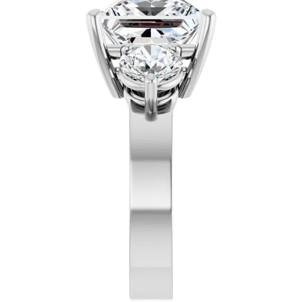 Three-Stone Engagement Ring Image 4 Clater Jewelers Louisville, KY