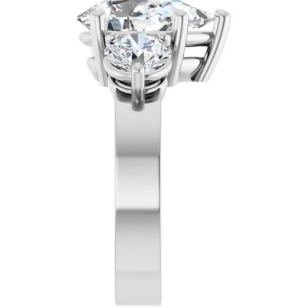 Three-Stone Engagement Ring Image 4 The Ring Austin Round Rock, TX