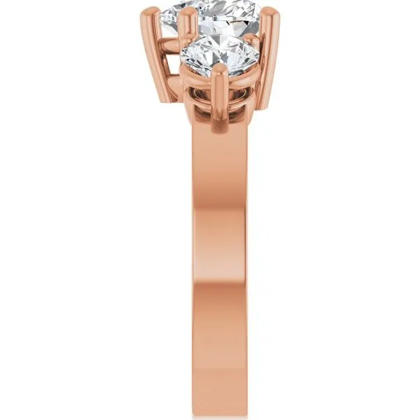 Three-Stone Engagement Ring Image 4 The Ring Austin Round Rock, TX