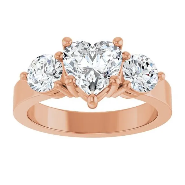 Three-Stone Engagement Ring Image 3 Jimmy Smith Jewelers Decatur, AL