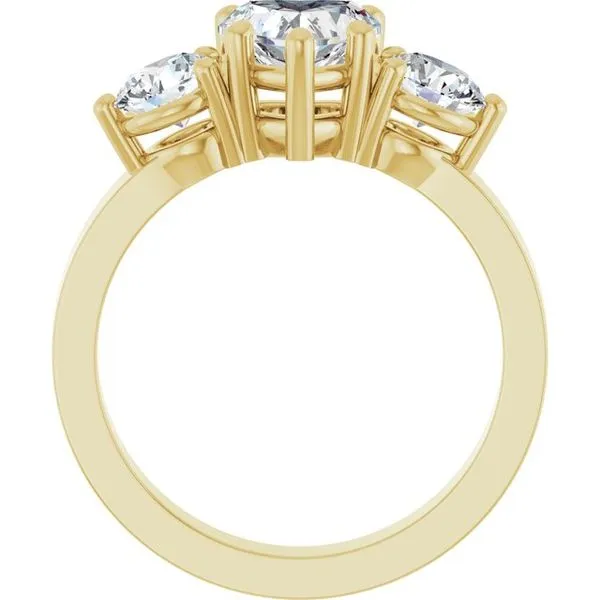 Three-Stone Engagement Ring Image 2 The Ring Austin Round Rock, TX