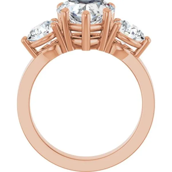 Three-Stone Engagement Ring Image 2 Northwood Jewelers Northwood, OH