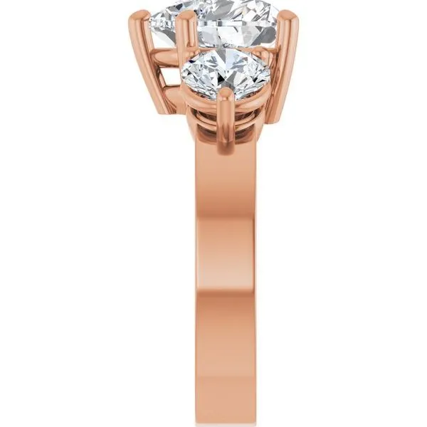 Three-Stone Engagement Ring Image 4 The Ring Austin Round Rock, TX