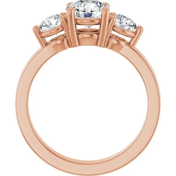 Three-Stone Engagement Ring Image 2 The Ring Austin Round Rock, TX