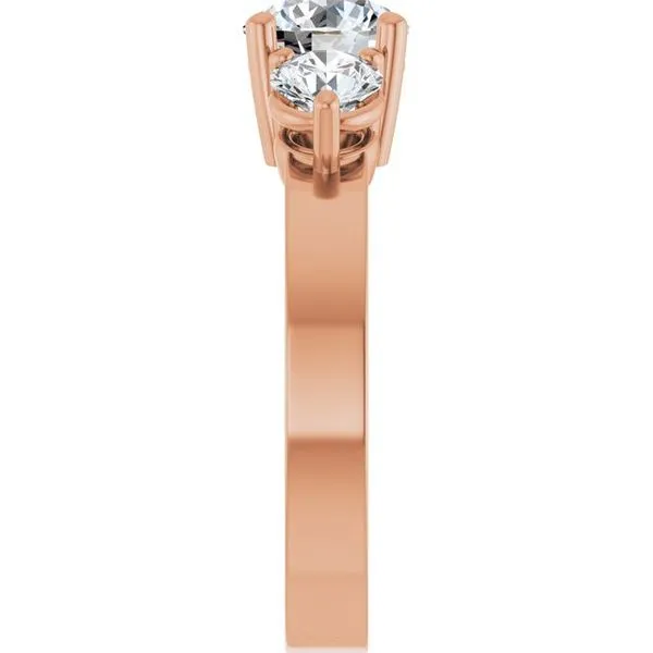 Three-Stone Engagement Ring Image 4 The Ring Austin Round Rock, TX