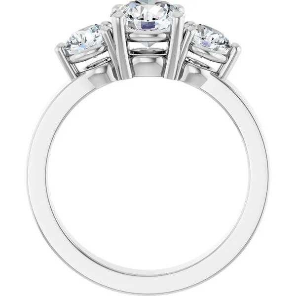 Three-Stone Engagement Ring Image 2 The Ring Austin Round Rock, TX