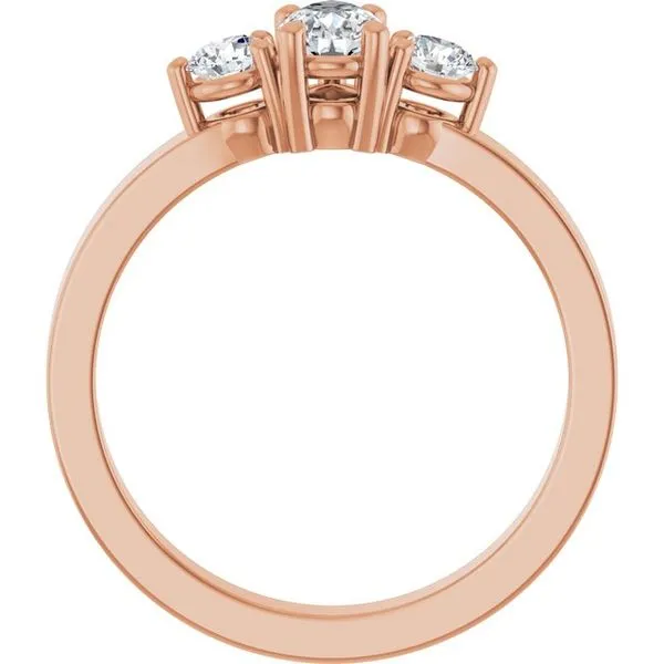 Three-Stone Engagement Ring Image 2 The Ring Austin Round Rock, TX