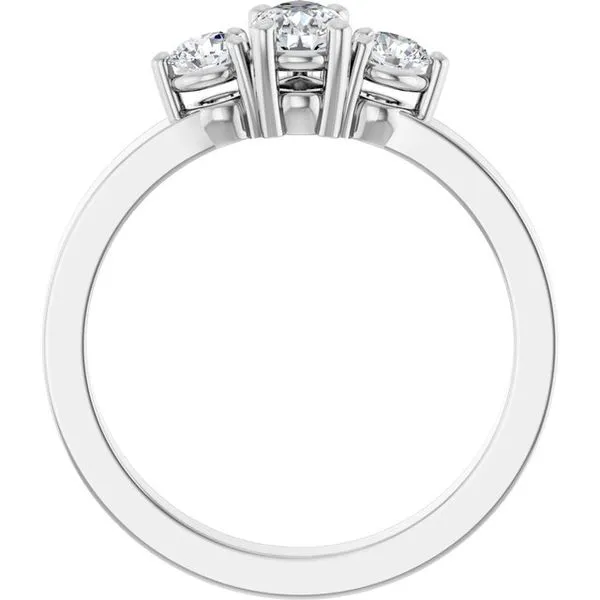 Three-Stone Engagement Ring Image 2 The Ring Austin Round Rock, TX