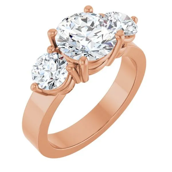 Three-Stone Engagement Ring Arezzo Jewelers Elmwood Park, IL