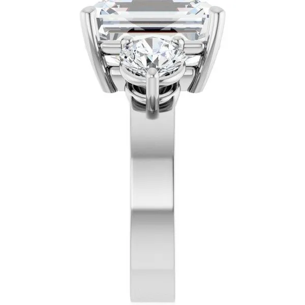 Three-Stone Engagement Ring Image 4 Northwood Jewelers Northwood, OH