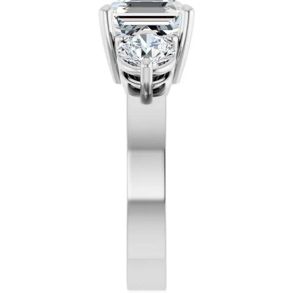 Three-Stone Engagement Ring Image 4 The Ring Austin Round Rock, TX