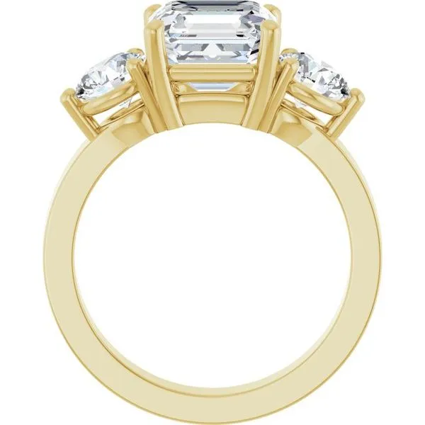 Three-Stone Engagement Ring Image 2 Northwood Jewelers Northwood, OH