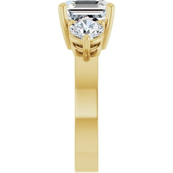 Three-Stone Engagement Ring Image 4 The Ring Austin Round Rock, TX