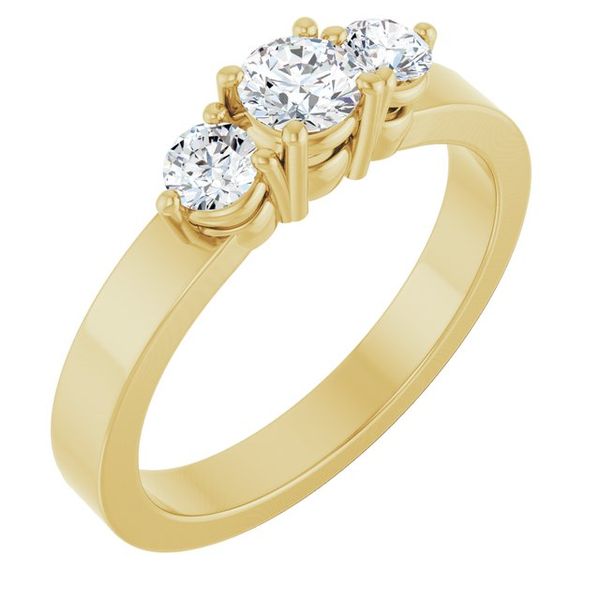Three-Stone Engagement Ring