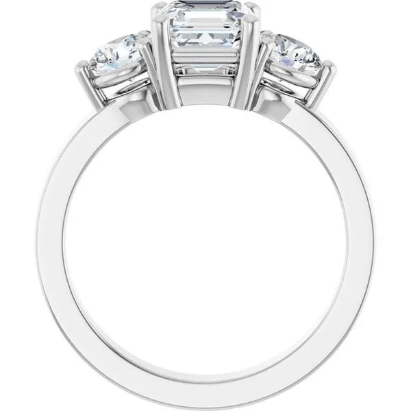 Three-Stone Engagement Ring Image 2 The Ring Austin Round Rock, TX