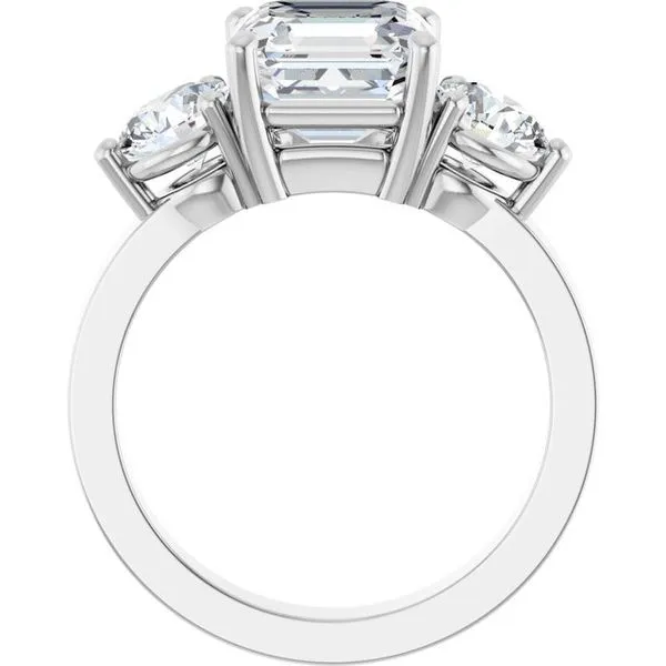 Three-Stone Engagement Ring Image 2 Northwood Jewelers Northwood, OH