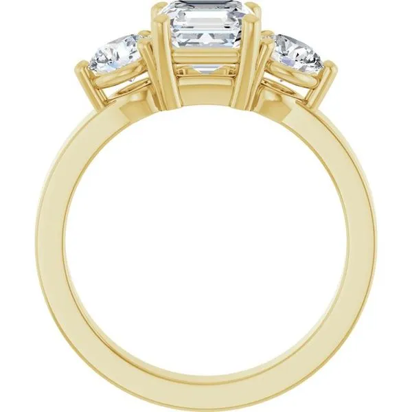 Three-Stone Engagement Ring Image 2 The Ring Austin Round Rock, TX