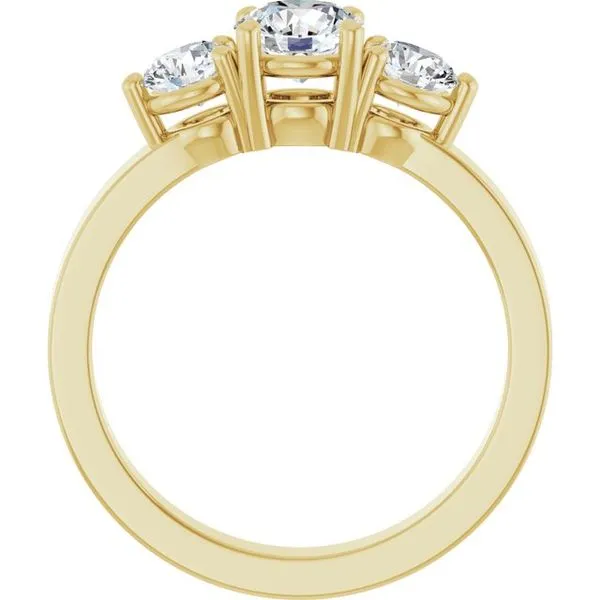 Three-Stone Engagement Ring Image 2 The Ring Austin Round Rock, TX