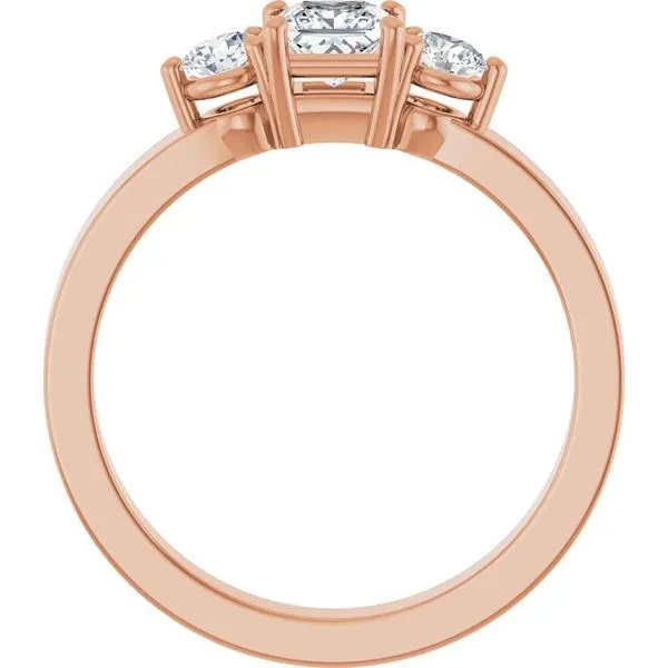 Three-Stone Engagement Ring Image 2 Northwood Jewelers Northwood, OH