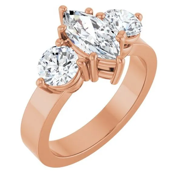 Three-Stone Engagement Ring Jimmy Smith Jewelers Decatur, AL