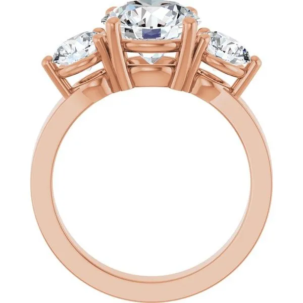 Three-Stone Engagement Ring Image 2 Northwood Jewelers Northwood, OH