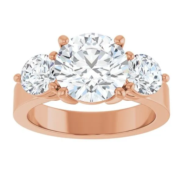 Three-Stone Engagement Ring Image 3 Jimmy Smith Jewelers Decatur, AL