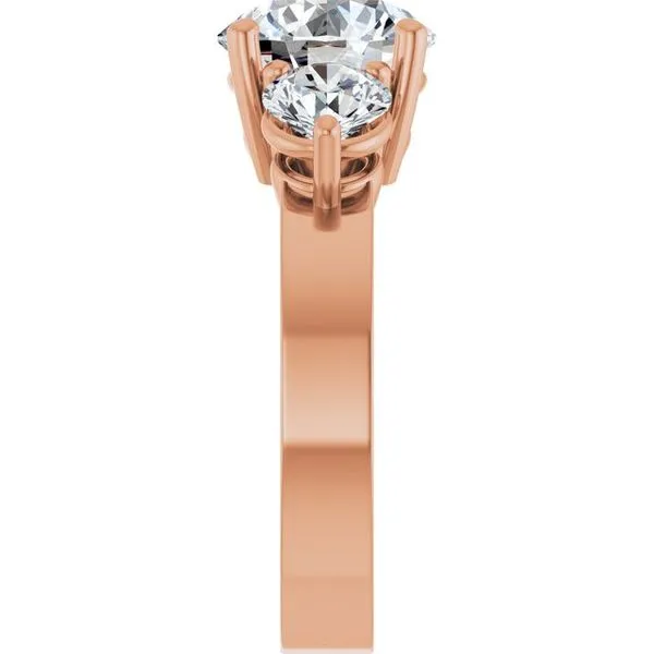 Three-Stone Engagement Ring Image 4 Northwood Jewelers Northwood, OH