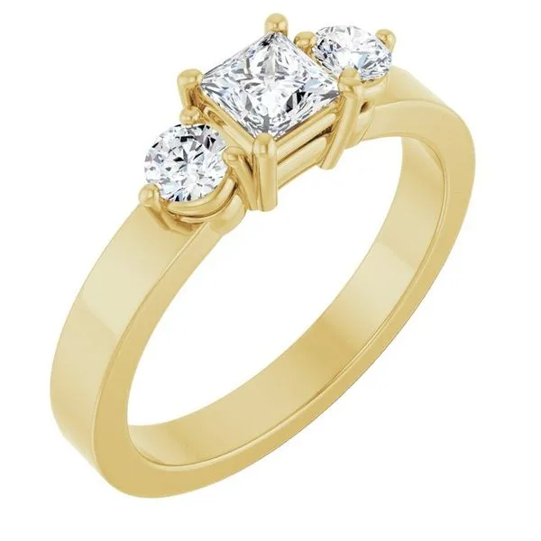 Three-Stone Engagement Ring Jimmy Smith Jewelers Decatur, AL