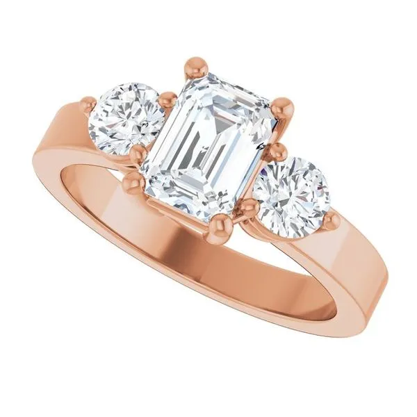 Three-Stone Engagement Ring Image 5 The Ring Austin Round Rock, TX