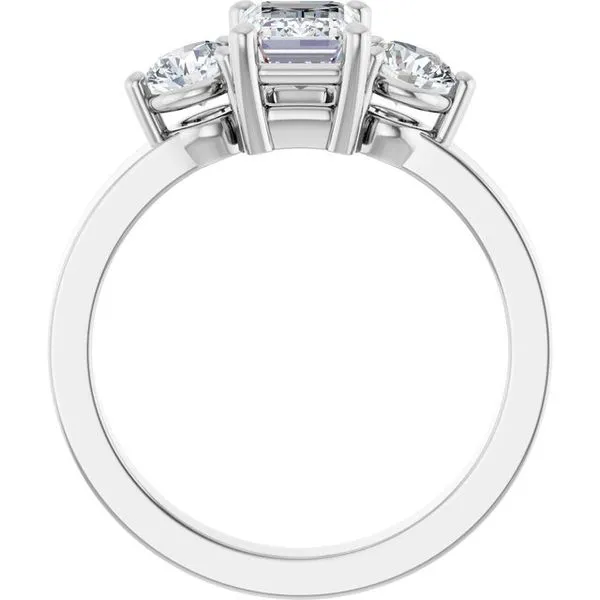 Three-Stone Engagement Ring Image 2 Clater Jewelers Louisville, KY