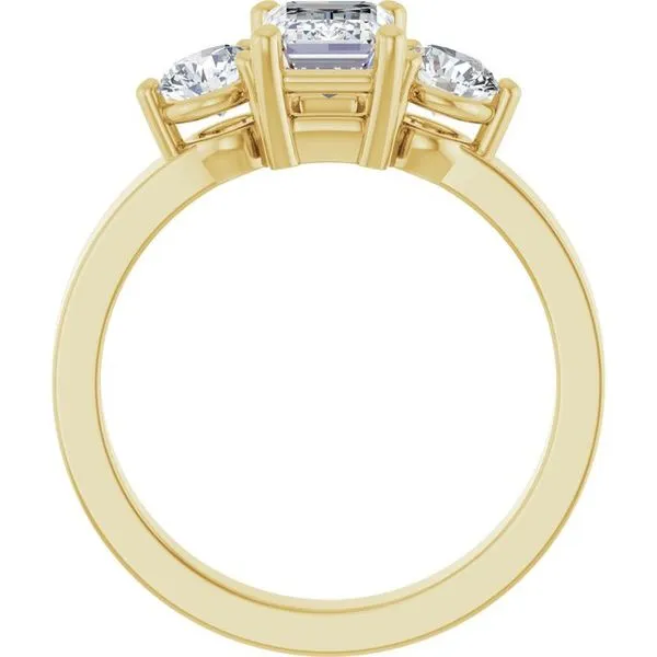 Three-Stone Engagement Ring Image 2 The Ring Austin Round Rock, TX