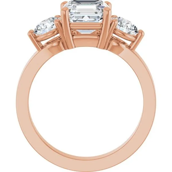 Three-Stone Engagement Ring Image 2 Northwood Jewelers Northwood, OH