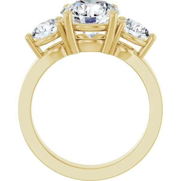 Three-Stone Engagement Ring Image 2 Rox Atlanta Jewelers Decatur, GA