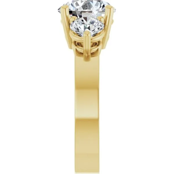 Three-Stone Engagement Ring Image 4 The Ring Austin Round Rock, TX