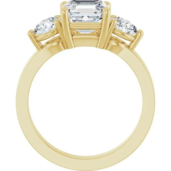 Three-Stone Engagement Ring Image 2 Northwood Jewelers Northwood, OH