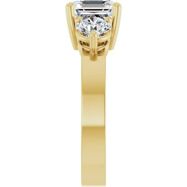 Three-Stone Engagement Ring Image 4 The Ring Austin Round Rock, TX