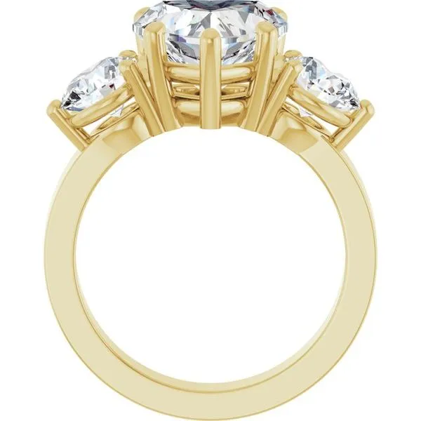 Three-Stone Engagement Ring Image 2 The Ring Austin Round Rock, TX