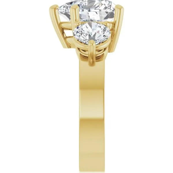 Three-Stone Engagement Ring Image 4 The Ring Austin Round Rock, TX