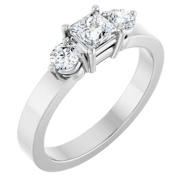 Three-Stone Engagement Ring Northwood Jewelers Northwood, OH
