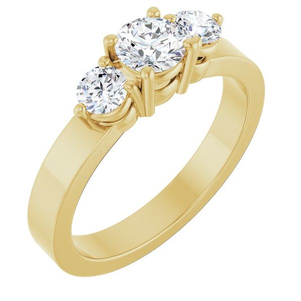 Three-Stone Engagement Ring