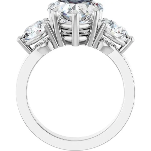 Three-Stone Engagement Ring Image 2 The Ring Austin Round Rock, TX